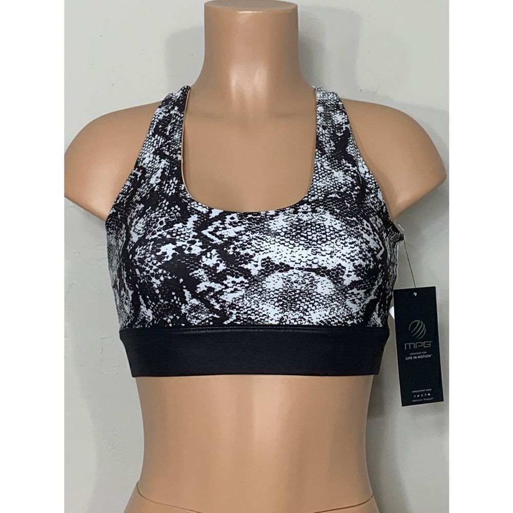 New. MPG snake print sports bra. Fits size 4 manikin - Picture 2 of 11